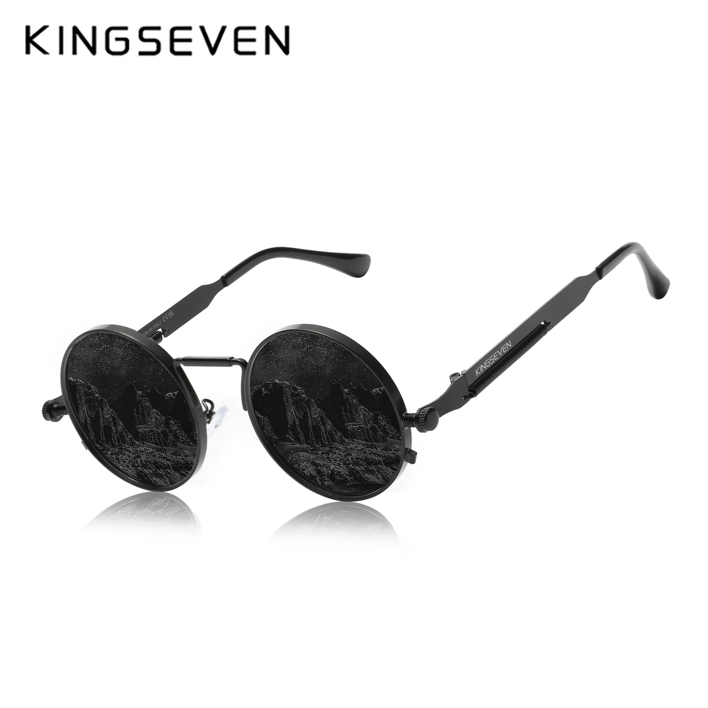 Retro Steampunk Polarized Sunglasses